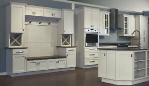Dover White Shaker Collection JSI 10x10 kitchen cabinets, Kitchen Furniture