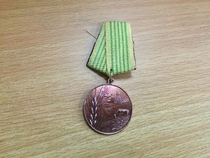 MEDALLA ALBANIA POR SERVICIO AGRÍCOLA MEDALLAS Y ÓRDENES COMUNISMO 1944-90 - Imagen 1 de 3