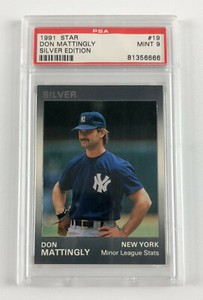 1991 Star Silver Edition Don Mattingly #19 Yankees PSA 9 - GEM MINT - POP 6