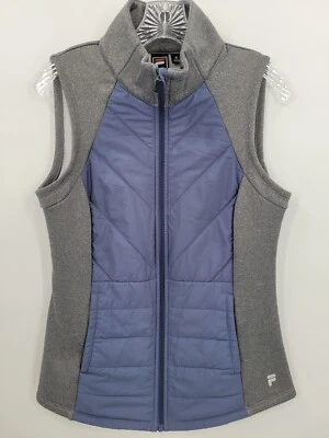 Chaleco Mujer FILA Sport Cremallera Completa Gris/Violeta Talla M Foto 1 de 4