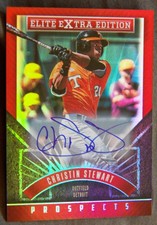 Christin Stewart 2015 Panini Elite Extra Edition Certified Auto Card