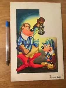 Rare DISNEY Vintage 1953 Annual Book Art Dean & Son #51 Mickey Mouse Animation - Picture 1 of 1