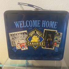 Sioux Falls Canaries, Culvers Metal Lunchbox Welcome Home 1889 2013