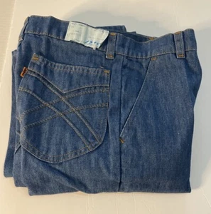 Vintage Levi’s Tag W28 L34 Orange Tab Lighter Wash Blue Jeans Disco Taschen NOS - Bild 1 von 14