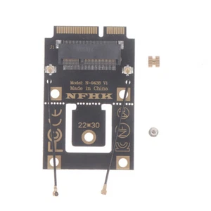 M.2 NGFF to Mini PCI-E (PCIe+USB) Adapter For M.2 Wifi Bluetooth Wireless W-b - Photo 1/12