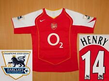sale HENRY Arsenal 2004 2005 shirt jersey S SMALL camiseta soccer Nike o2 trikot