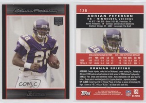 2007 Bowman Adrian Peterson #126 Rookie RC