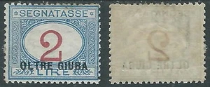 1925 OLTRE GIUBA SEGNATASSE 2 LIRE MH * - E137 - Picture 1 of 1