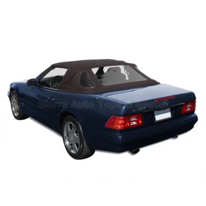 Mercedes SL Convertible Top 1990-2002 in Brown Haartz Twillfast II - Foto 1 di 6