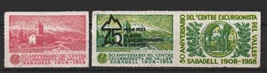 Sabadell small lot of posters 1958 Overprinted 1983 - Picture 1 of 1