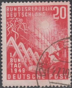 Deutschland Scott # 666 gebraucht Wert 19,oo $ - Bild 1 von 1