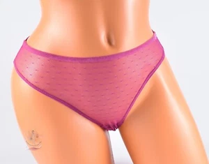 LA PERLA STUDIO Purple Mesh Panty Size Petite $90 NWOT - Picture 1 of 3