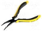 1 pcs x BERNSTEIN - 3-689-15 - Pliers, curved,half-rounded nose, ESD, 145mm