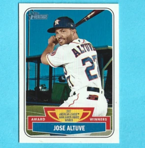 2018 Topps Heritage #AW-9 Jose Altuve Award Winners - Picture 1 of 1