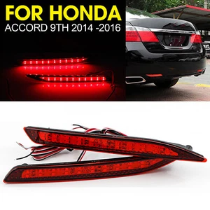 Rear Bumper Reflector Tail Brake Lamp Light For Honda Accord 9th 2014 -2016rgSe - Picture 1 of 15