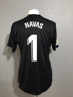 Real Madrid Navas 8 Goalkeeper Player Issue Match Prepared Jersey Football Shirt - Image 1 of 4
