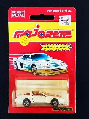 Majorette Nissan 300 ZX Turbo / #214 / White / Made in France - Image 1 of 4