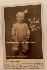 Simplicity Co. 1907 “Who Said Have Another” -Postcard