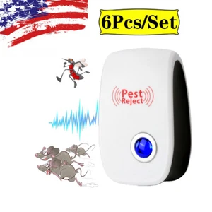 Ultrasonic Repeller & Insect Indoor Repeller Repellent Rodent Roach Mouse Bugs - Picture 1 of 9