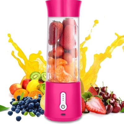 Tragbarer Mini Mixer 500ml USB Akkubetrieb Smoothie Shakes Kaffee Zubereitung - Bild 1 von 4