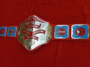 NWA Television Heavyweight Wrestling Champion Replica Belt 2mm Brass Adult Size - Picture 1 of 9