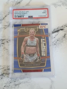 2022 Panini Select UFC MANON FIOROT RC ROOKIE Blue #69 PSA 9 - Bild 1 von 2