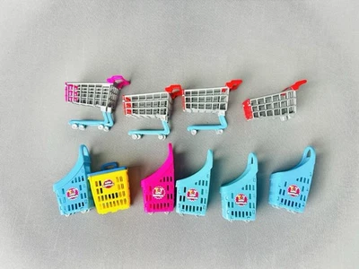 Лот мини брендов тележки и корзины миниатюрные игрушки - Изображение 1 из 4