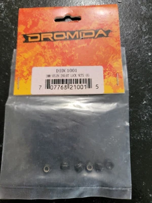 Pack Of (6) Dromida Part # DIDC1001 Nylon Insert Lock Nuts 3mm  - image 1 of 2