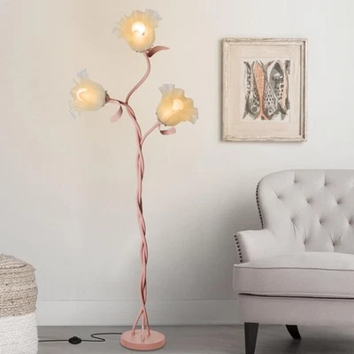 Flower Floor Lamp for Living Room, Tall Standing Reading Lamp with Flexible N... - Image 1 of 4