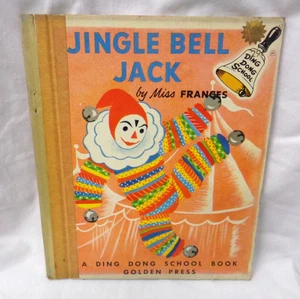 Vtg JINGLE BELL JACK ~ Miss Frances ~ Ding Dong School Book Golden Press 1955 HC - Imagen 1 de 4