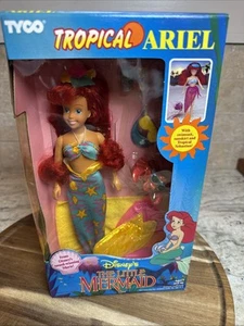 Tyco 1991 The Little Mermaid Tropical Arielle Puppe Figur #1809 NEU - Bild 1 von 14