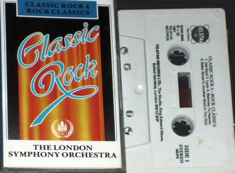 CLASSIC ROCK 4 ROCK CLASSICS LONDON SYMPHONY ORCHESTRA CASSETTE - Image 1 of 1