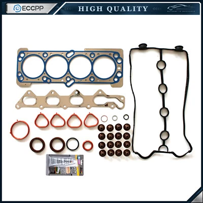 Juego de juntas de culata para Chevrolet Aveo 2006-2008 1,6 L l4 DOHC (16 válvulas) VIN 6 Foto 1 de 4