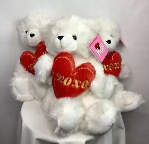 Plush Bear with Heart 12 inch "HUG ME" - Picture 1 of 4