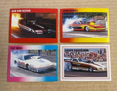 Rare! 1990 Checkered Flag IHRA Printer Test Set Musi, Van Sciver, Nobile, Etc - Image 1 of 4
