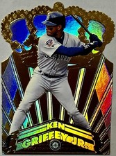 ✨1998 Pacific Gold Crown⚾️✨KEN GRIFFEY JR🔥Die-Cut Rainbow Foil⚡️#29 MT SSP RARE