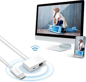 EZCast MagicEther HDMI 1080P Screen Mirroring Adapter IOS Android (Cast WIFI) - Foto 1 di 5
