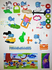 THE HAPPOS FAMILY AT THE OLYMPICS COMPLETE SET WITH PAPERS KINDER SURPRISE 2019 - Picture 1 of 1