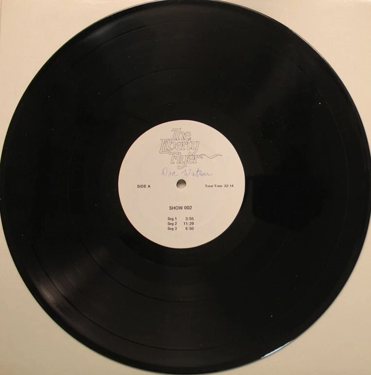 V/A (Doc Watson Autograph) Promo Lp 1985 Liberty Flyer Radio Show #002 (W/ Liner - Image 1 of 1