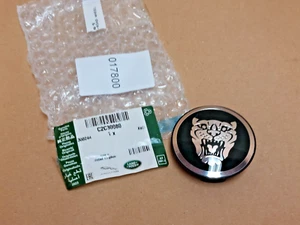 Jaguar Growler Green Alloy Wheel Centre Cap Badge C2C30080 S XF XJ XK X Genuine - Picture 1 of 8