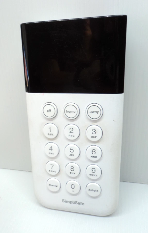 SimpliSafe KP3 Home Security System Keypad Remote White Model SSKP3 - Image 1 of 1