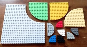 LEGO® City Piastre Piastre di Costruzione Rotonde Spesse 6161 6162 47974 2577 15623 - Foto 1 di 12