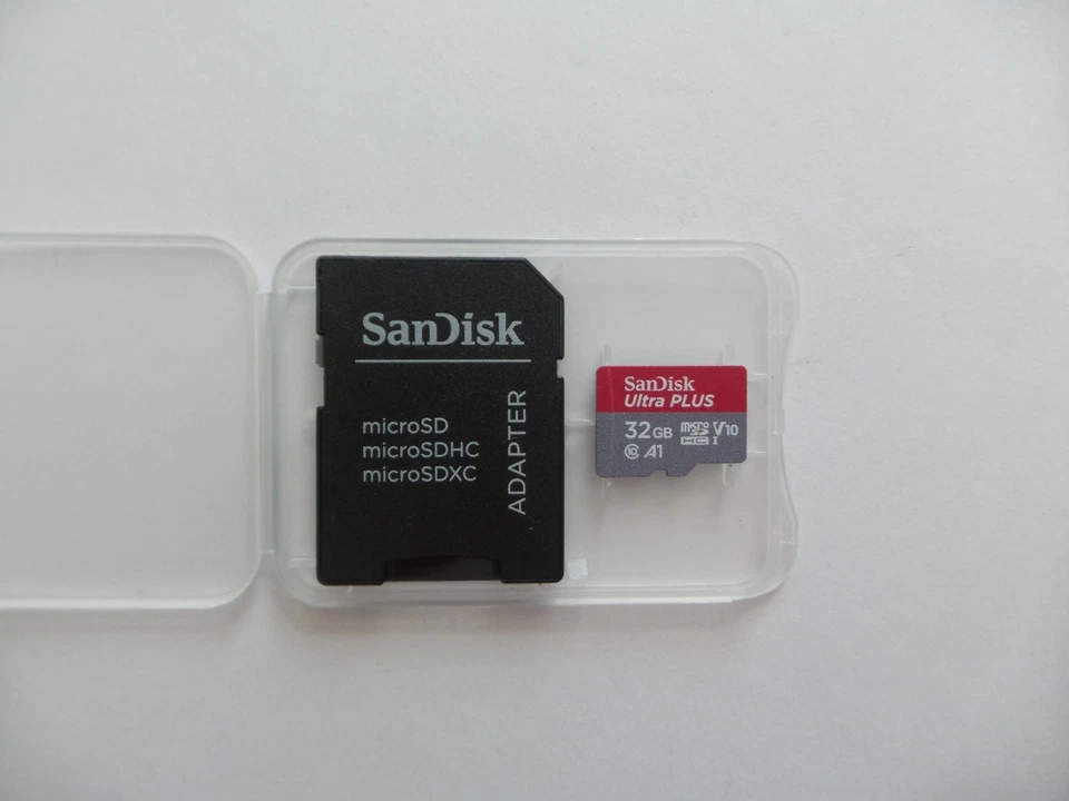 Sandisk Ultra Plus 32GB microSDXC Memory Card With Adapter Class 10 - Image 1 of 1