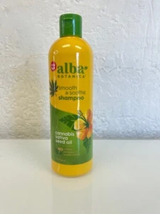 Alba Botanica Smooth & Soothe Shampoo Cannabis Sativa Seed Oil, 12 Fl Oz  - Picture 1 of 4