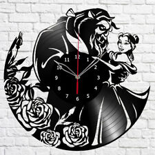 Vinyl Clock Beauty and the Beast Clock Unique Art Vinyl Record Wall Clock 319 