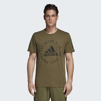 BRAND NEW $40 adidas Men's Sport ID Tee RAW KHAKI DQ1464