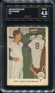 1959 Fleer Ted Williams #44 - 1952 Back to the Marines - GMA 4.5 VG/Ex+ - Picture 1 of 2