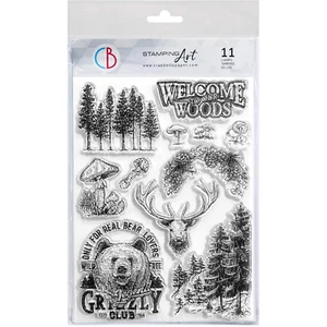 Ciao Bella Into The Wild Clear Stamp Set Welcome To Our Woods Scrapbook Stempel - Bild 1 von 1