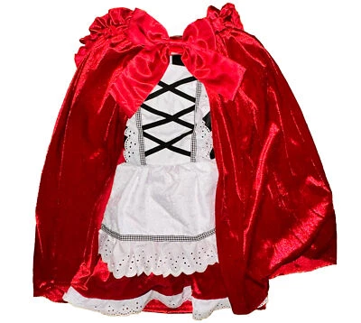 InCharacter Little Red Riding Hood Toddler Girl Halloween Dress Costume 2-3 Yrs - Image 1 of 4