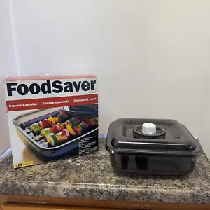 FoodSaver Square Vacuum Sealing 2.25 Qt Quick Marinating Canister Marinade - Picture 1 of 10